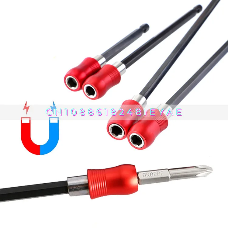 

Hexagonal Shank 6.35mm Magnetic Connecting Rod Self-locking Extension Rod Electric Drill Driver Adapter Rod