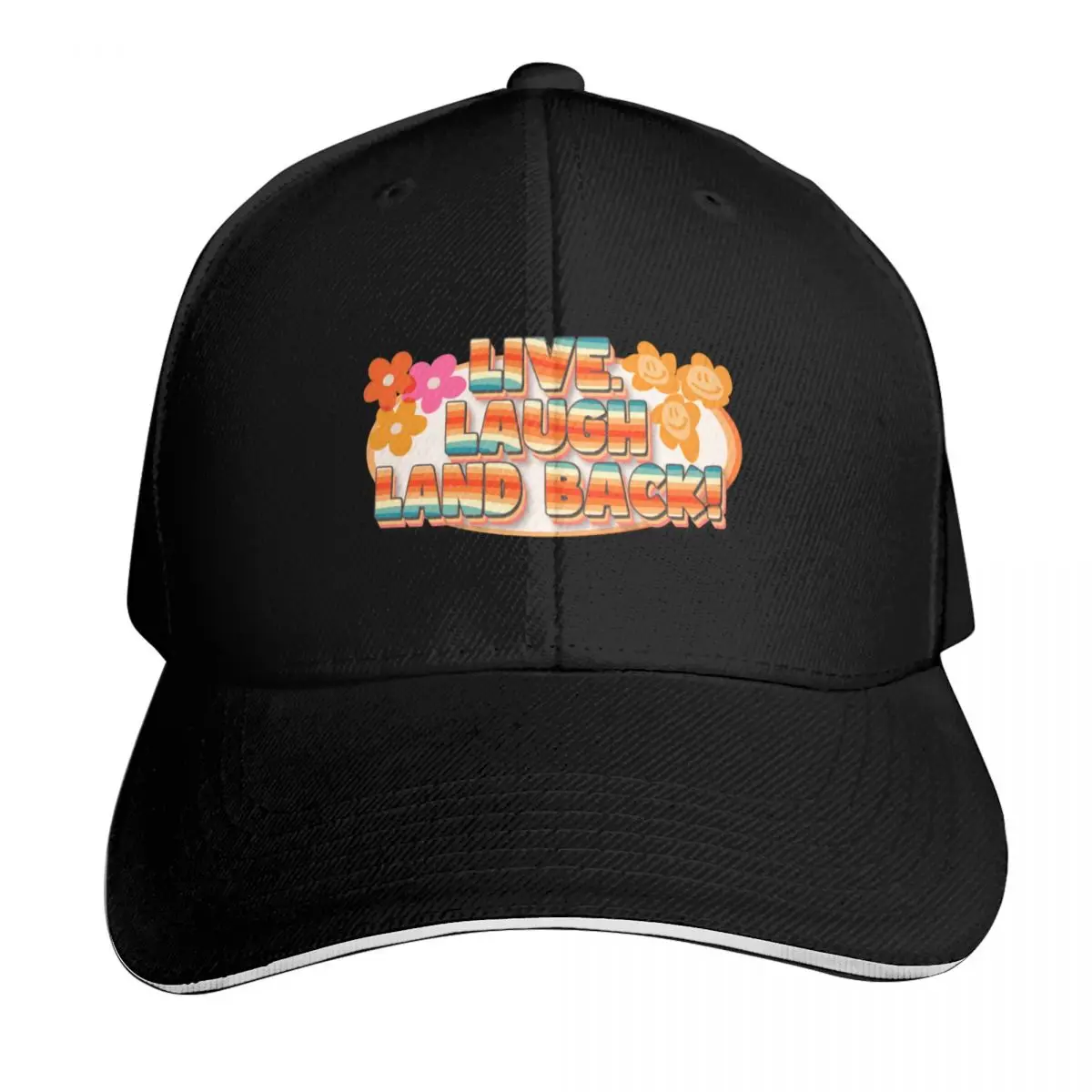Live.love.land back 70's style Baseball Cap Gift for Him Her Casual Daily Wear Quick Dry Performance