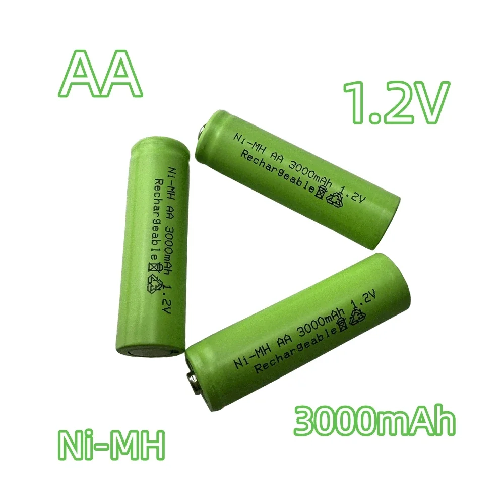 1PCS Rechargeable battery 1.2V AA 3000mAh NI-MH