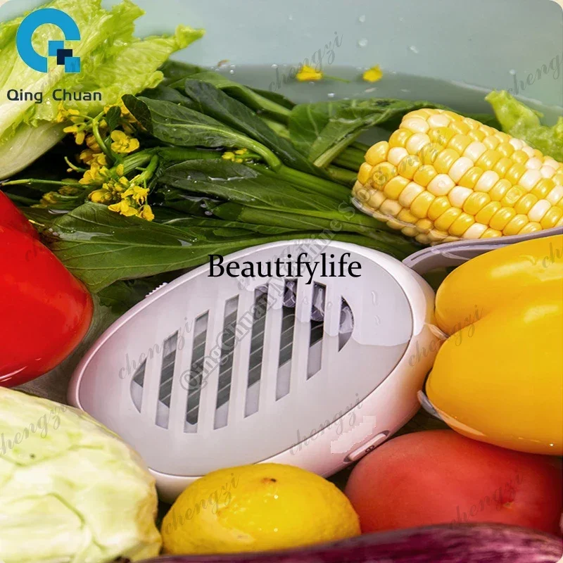 Fruit Vegetable Cleaning Machine Remove Pesticide Residue Purifier Household Portable Fruit Vegetable Cleaning Machine