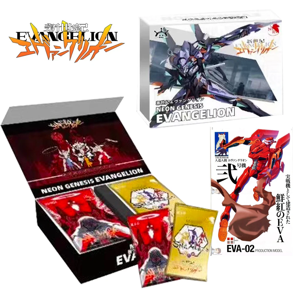 

NEON GENESIS EVANGELION Anime EVA Card Box SLR Ikari Shinji Ayanami Rei Langley Soryu Rare Bronzing Collection Kids Gifts