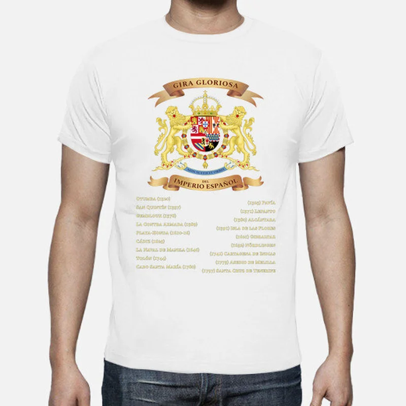 Gira Gloriosa Del Imperio Español. Chico Men T-Shirt Short Sleeve Casual 100% Cotton O-Neck Summer Men Clothing