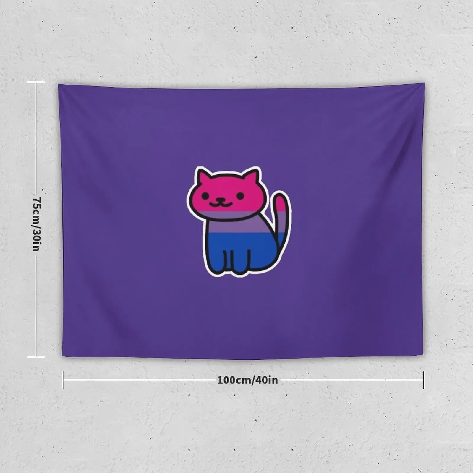 Neko Pride: Bisexual Tapestry Bed Room Decoration Wall Decorations Things To The Room Tapestry