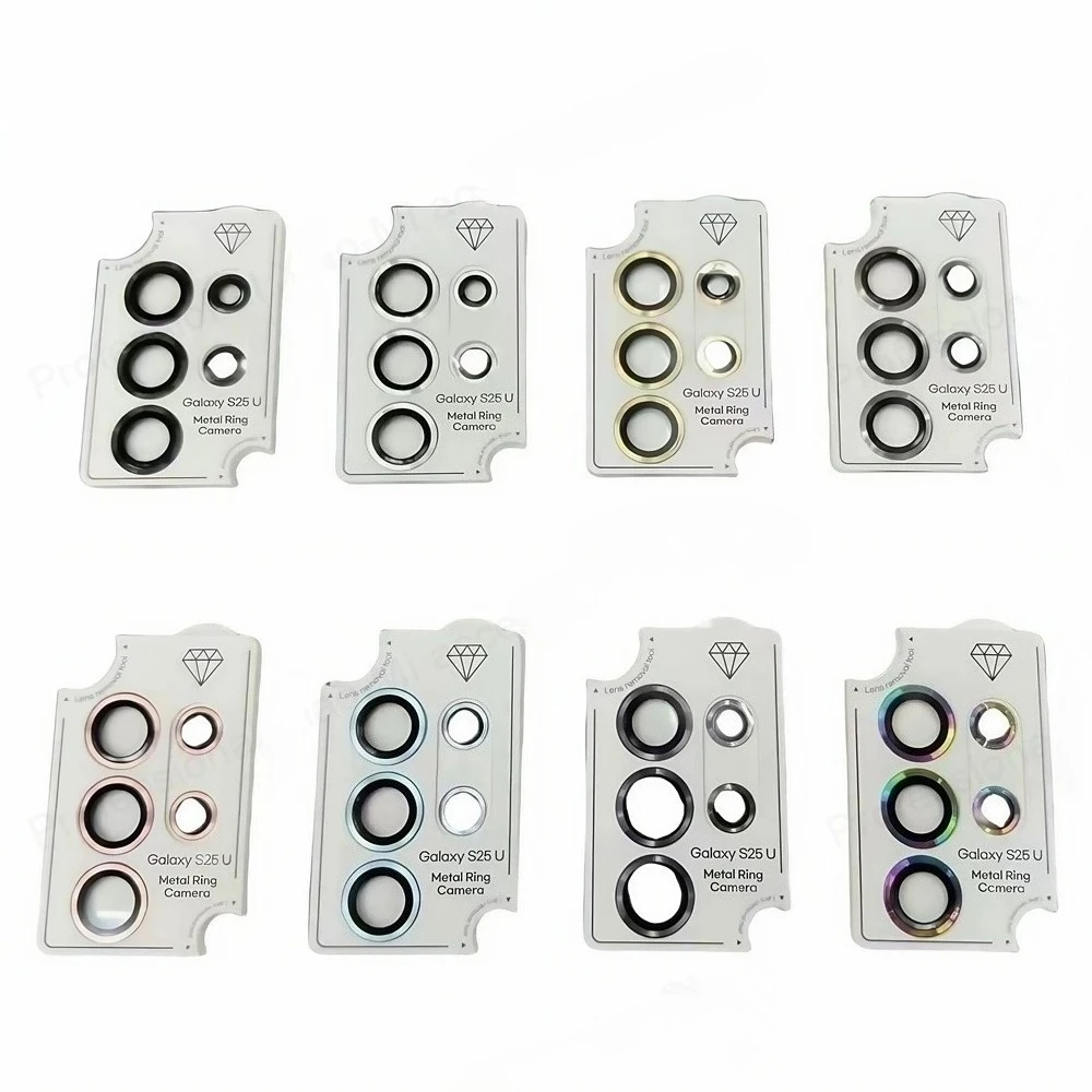 ل S26 الترا ماتيل الدائري + كاميرا الزجاج لسامسونج غالاكسي S25 زائد الذهب الخلفي غطاء للعدسات لسامسونج S25 الترا حامي العدسة #1