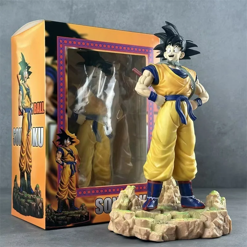 

33cm Dragon Ball Anime Figure Son Goku toys model Pendant Action Figures Statue Collection Desktop decoration boy birthday Gifts