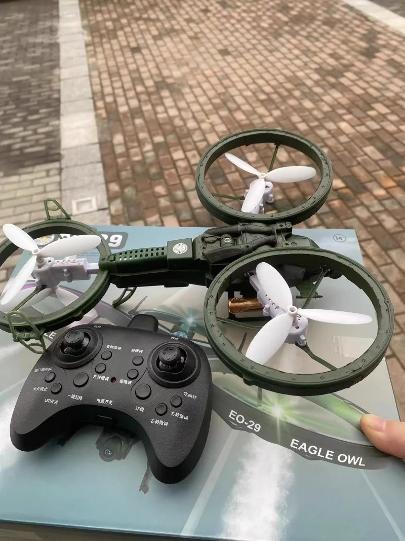 EO-29 escorpião venenoso rc drone com câmera wifi fpv quadcopter fotografia avião 4 eixos 6ch asa fixa aeronave rc