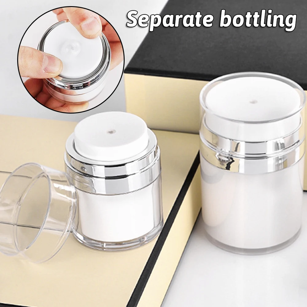 15ml/30ml/50ml/100ml Acrylic Vacuum Cream Bottle Cosmetic Packaging Bottles Press The Lotion Bottle