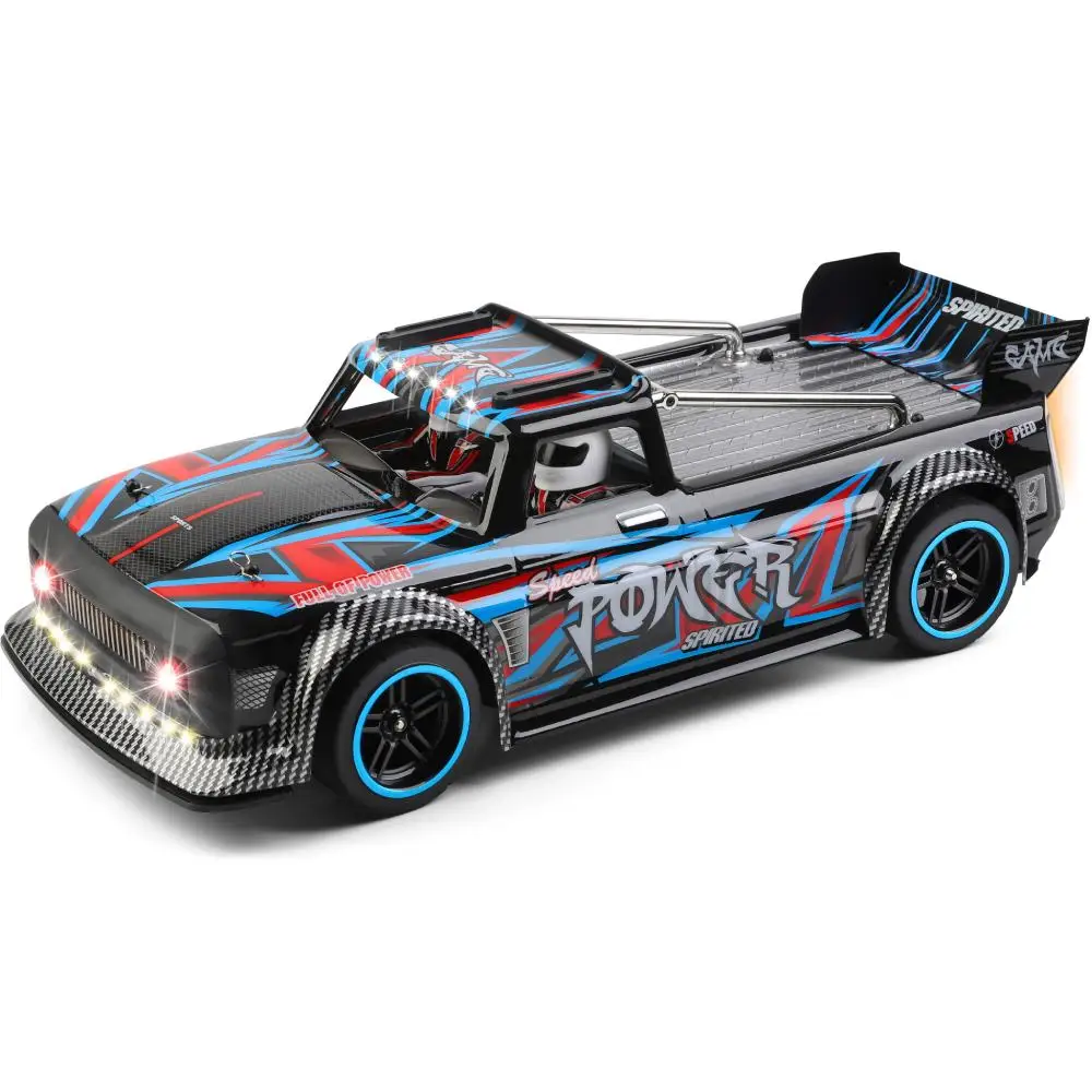 Wltoys 104072 RTR 1/10 2.4G 4WD 60km/h Brushless RC Car Drift On-Road Metal Chassis LED Light Vehicles Model Off-Road Climbing