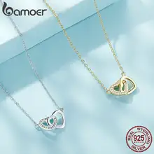 925 Silver Heart Pendant Necklace #4