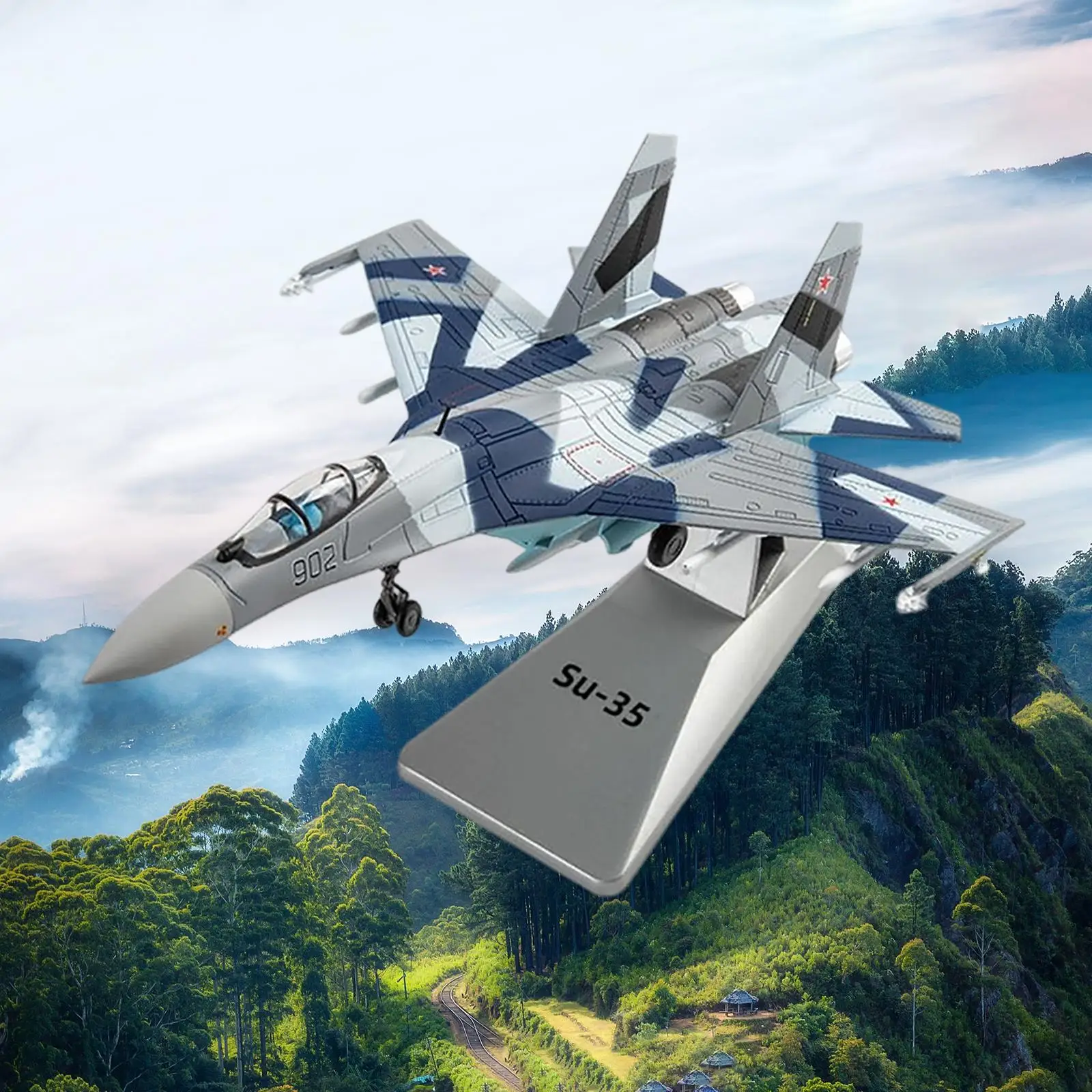 1:100 Aircraft Plane Model with Stand Alloy Fighter Diecast Model for Cabinet Room Home Table Decoration