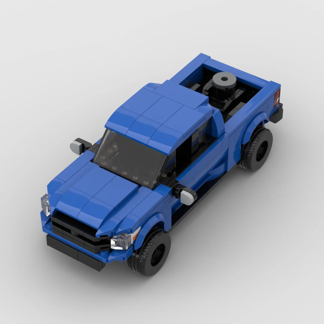 MOC Tundra racing sports car Vehicle Racer Building Blocks Brick Creative Garage Toys for Boys