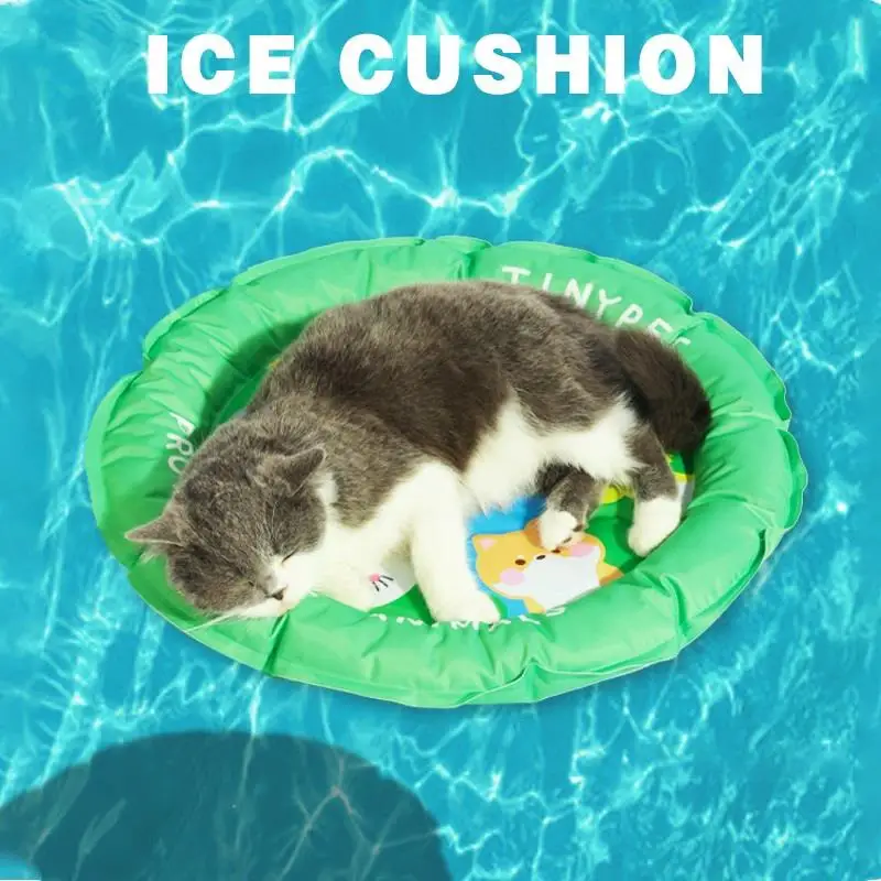 Summer Pet Ice Nest Double-sided Animal Pattern Cat Dog Ice Nest Ice Pad Pet Supplies