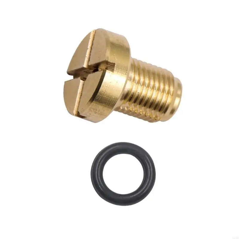 124B Durable Brass Coolant Expansion Screw Reliable Water Drainage Screw 17111712788 Replacement Suitable for E36 E39 E46