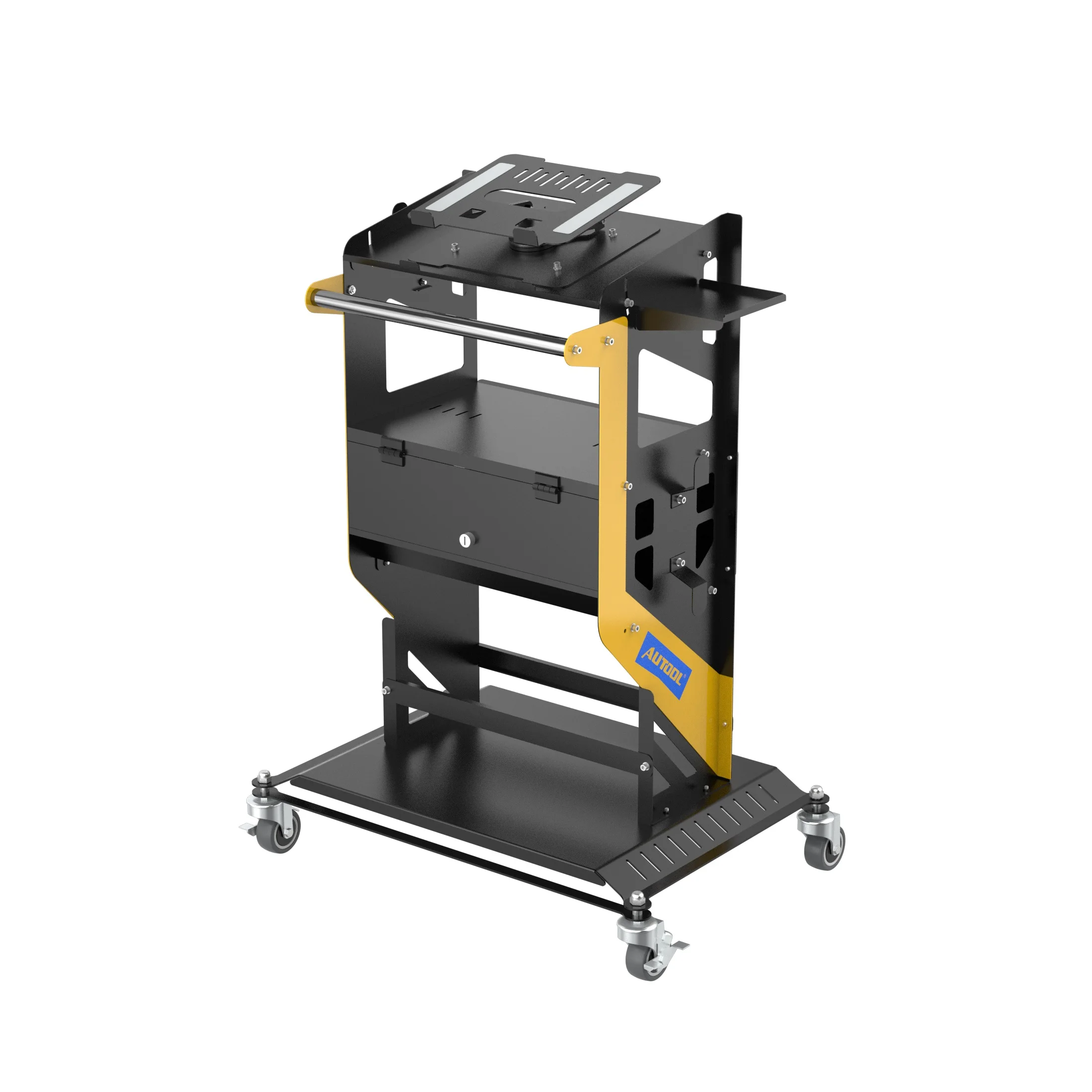 Autool Auto Automotive Diagnostic Car Repair Tool Trolley Cart With Computer Brackets