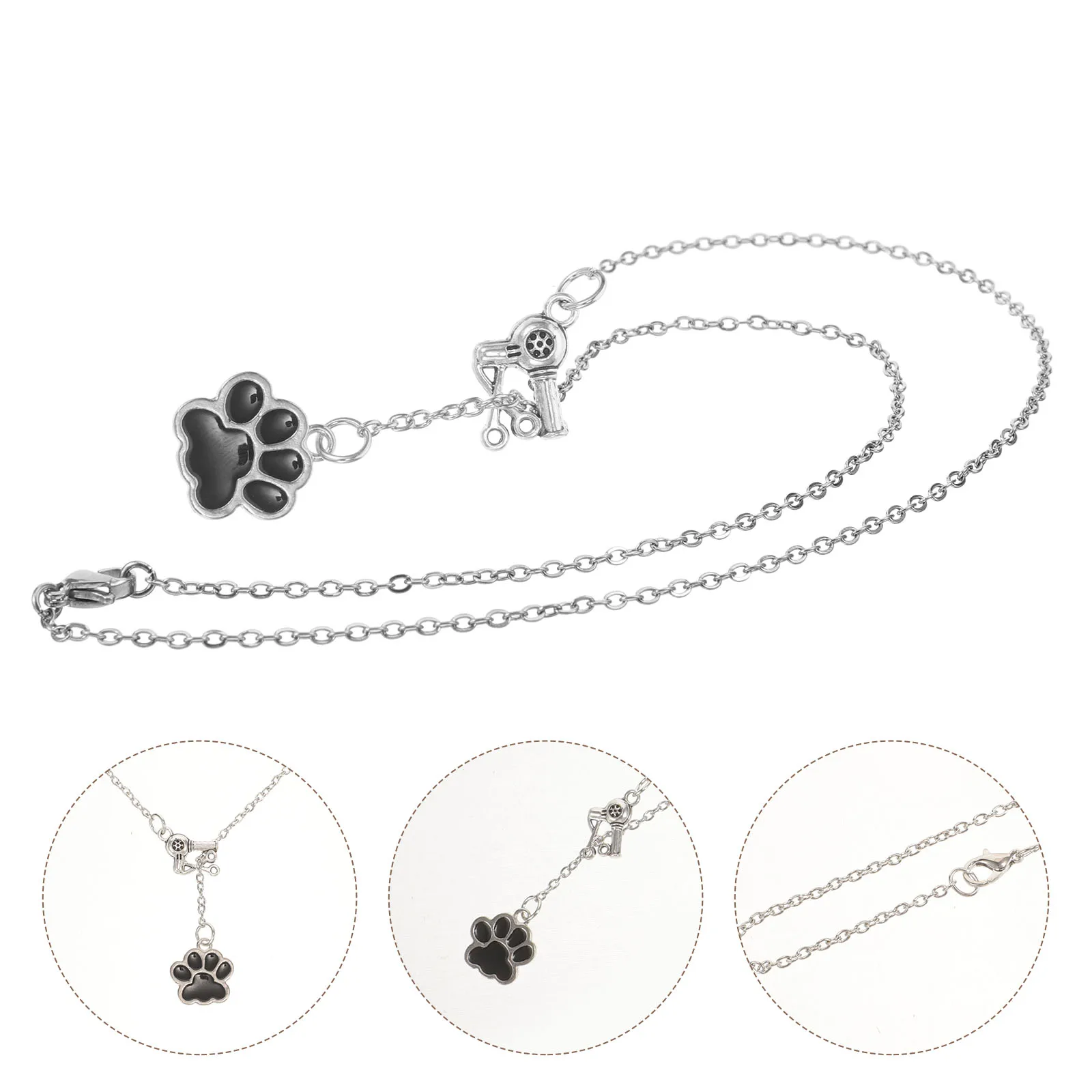 

Pet Necklace Funny Cute Jewelry Charm Charms for Zinc Alloy Colorful Beaded Neckalce Animals Dog Necklaces
