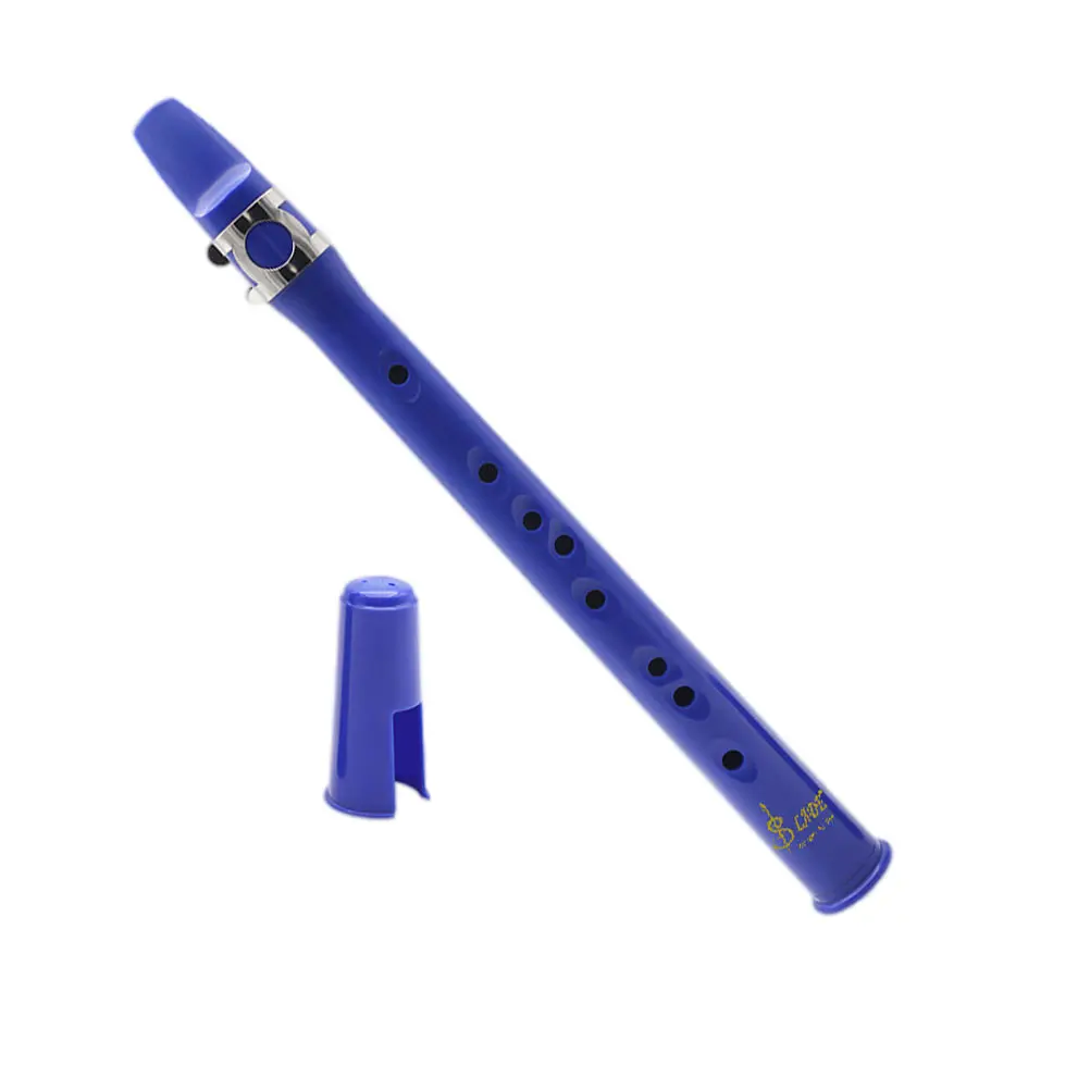 

Mini Saxophone Resin Musical Instrument Smooth Durable Blue Play Portable Musical Instrument Kids Gift