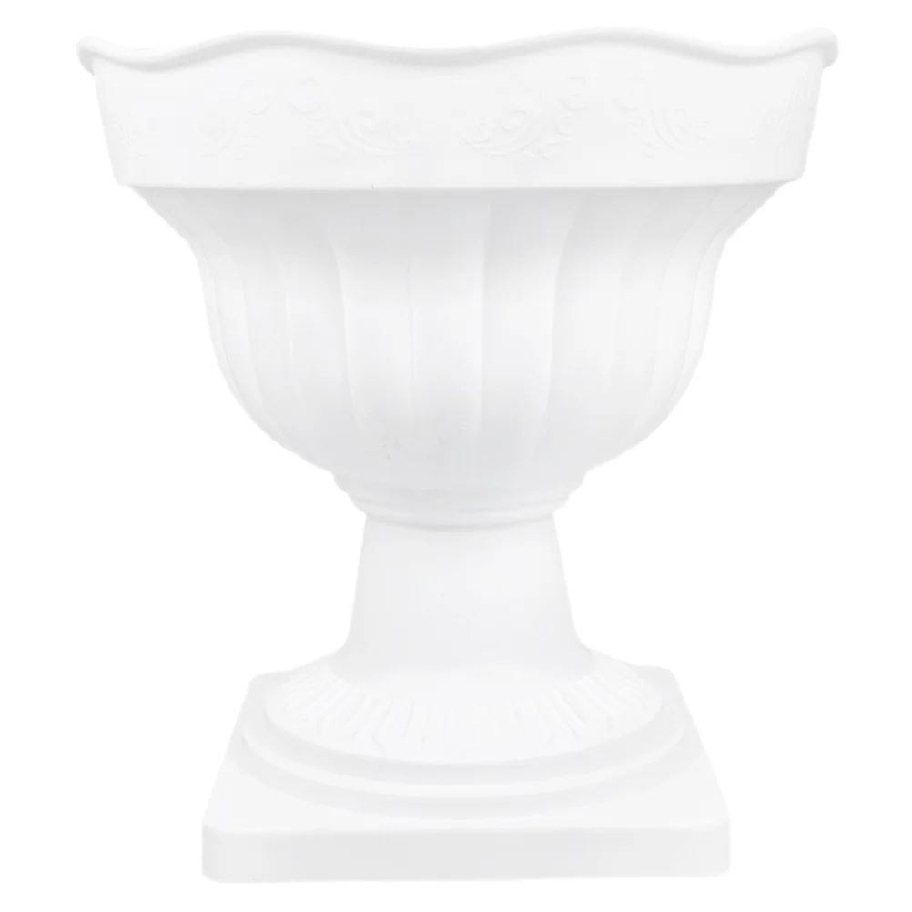 

Plastic Roman Flowerpot Vintage European Style Wedding Decorative Plant Holder Indoor Outdoor Vase Urn Plastic Roman Flowerpot