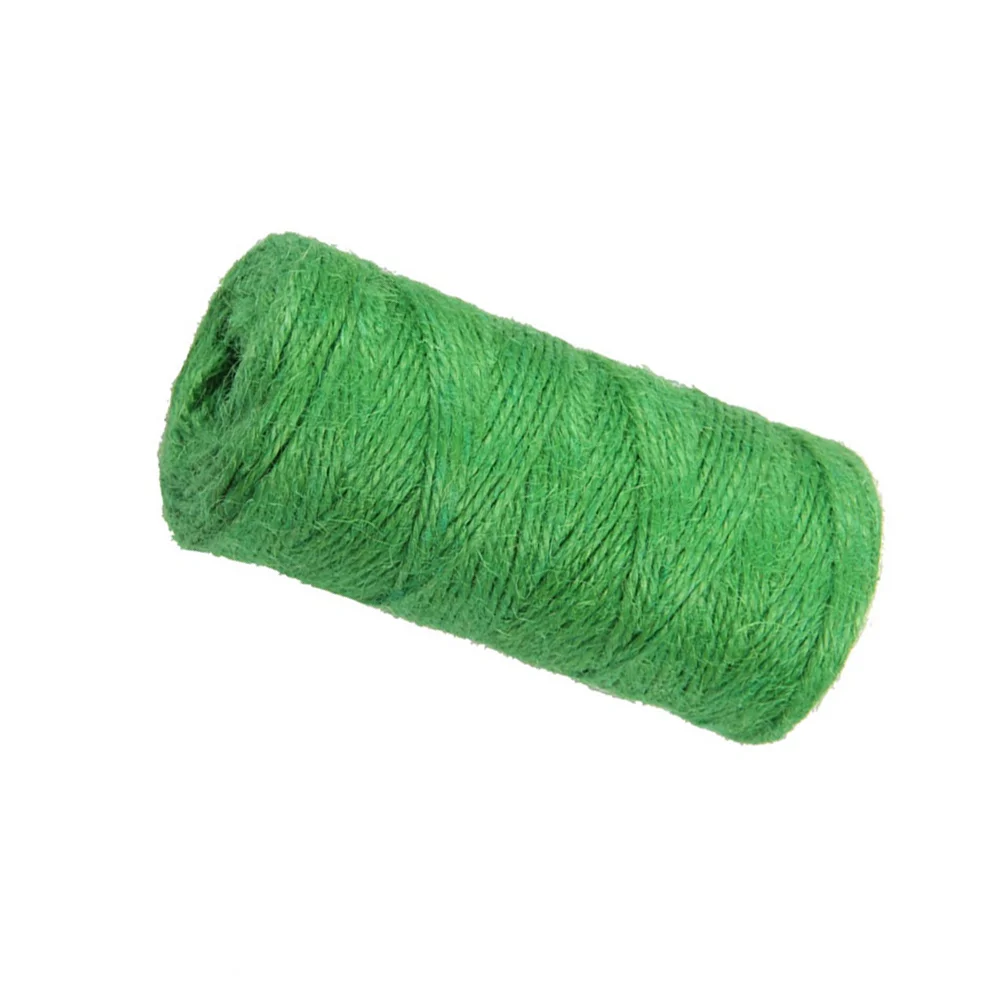 

100M Rope and Crafts Rope For Gifts DIY Crafts Festive Decoration Bundling and Gardening (Green)