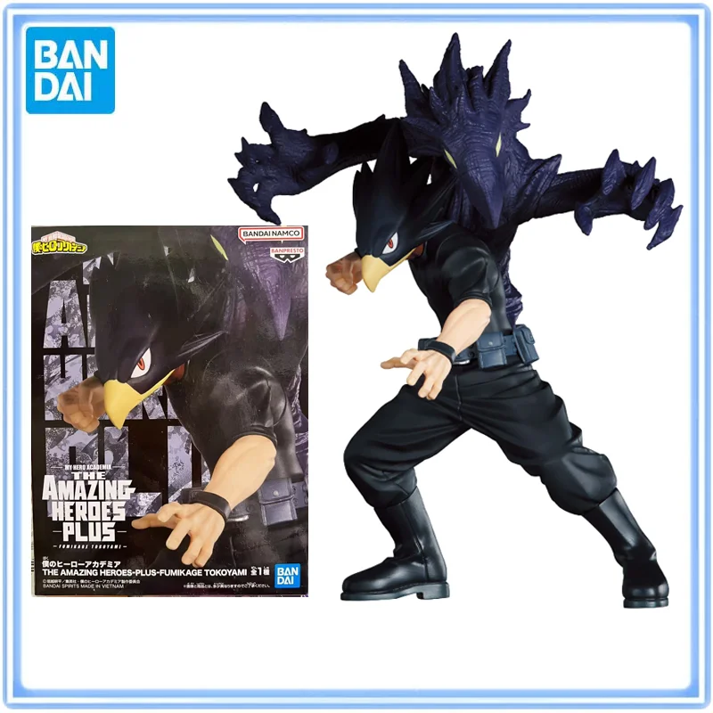 

BANDAI My Hero Academia THE AMAZING HEROES PLUS Fumikage Tokoyami PVC Ornaments Anime Model Toys for Boy