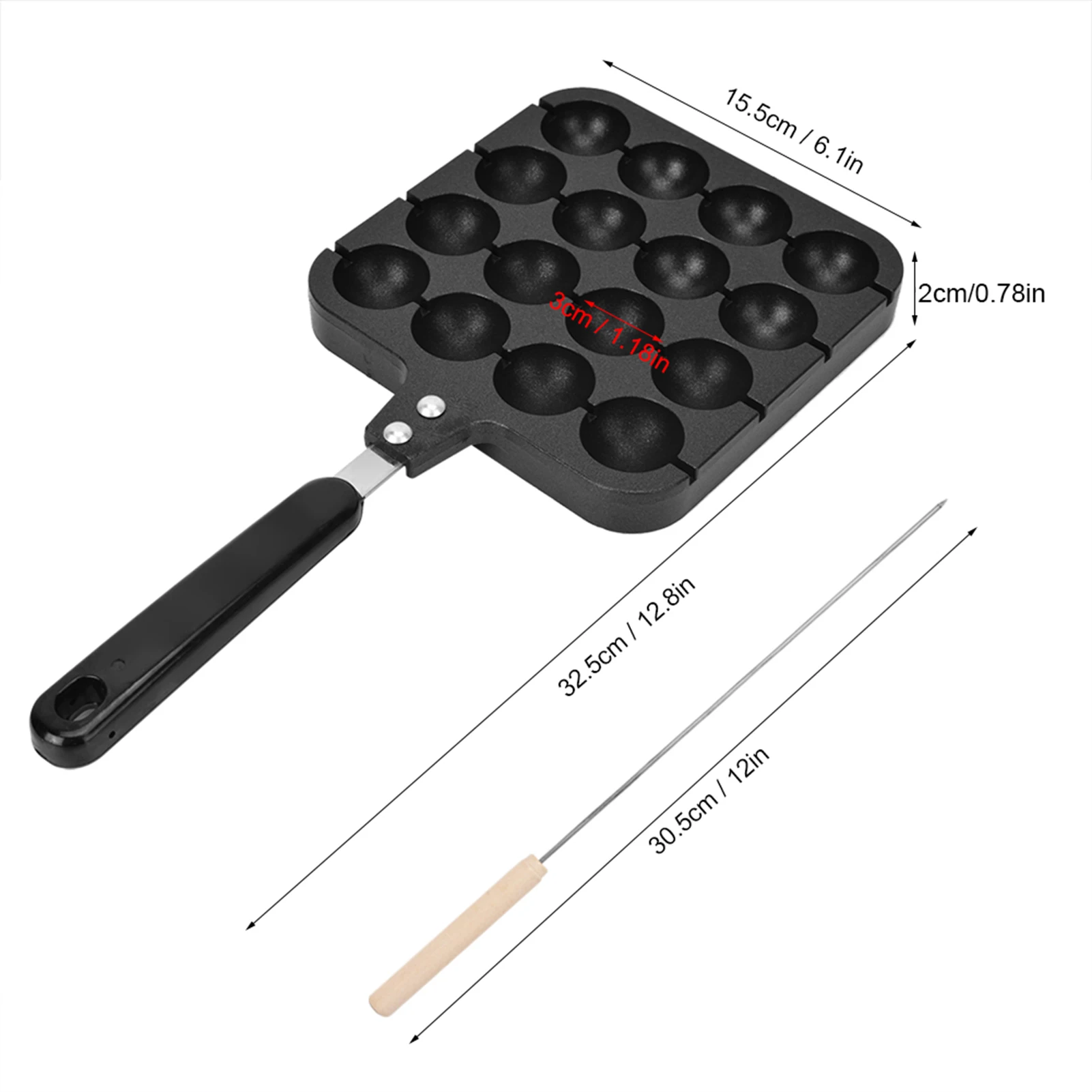 Non Stick Takoyaki Grill Pan Plate Cooking Baking Mold Tray Non Stick Takoyaki Pan Takoyaki Tray Takoyaki Pan Takoyaki Plate