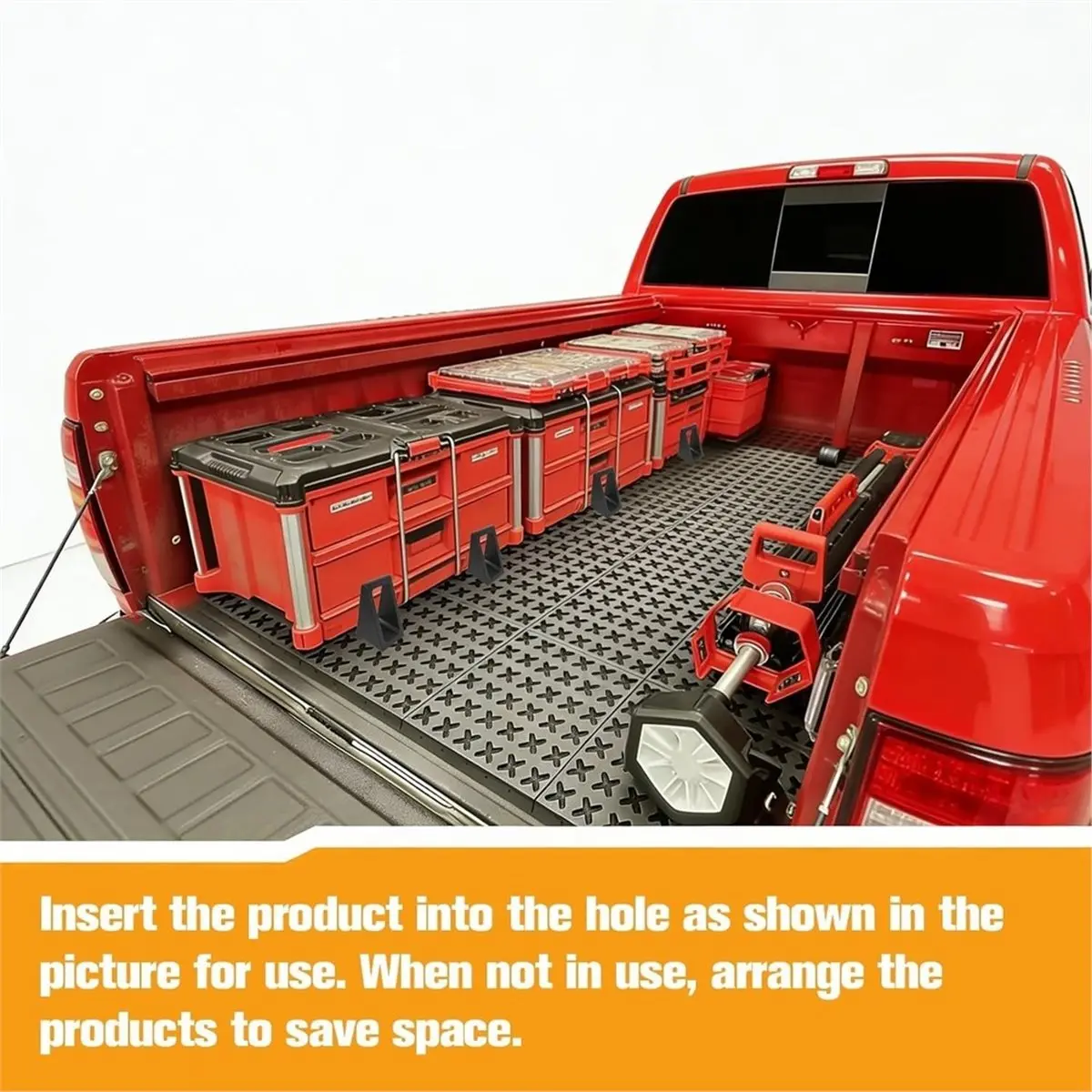 Home Tool 8pcs Blocker for Tmat Truck Bed Cargo System, Truck Bed Protector Accessory, for Cargo Management System