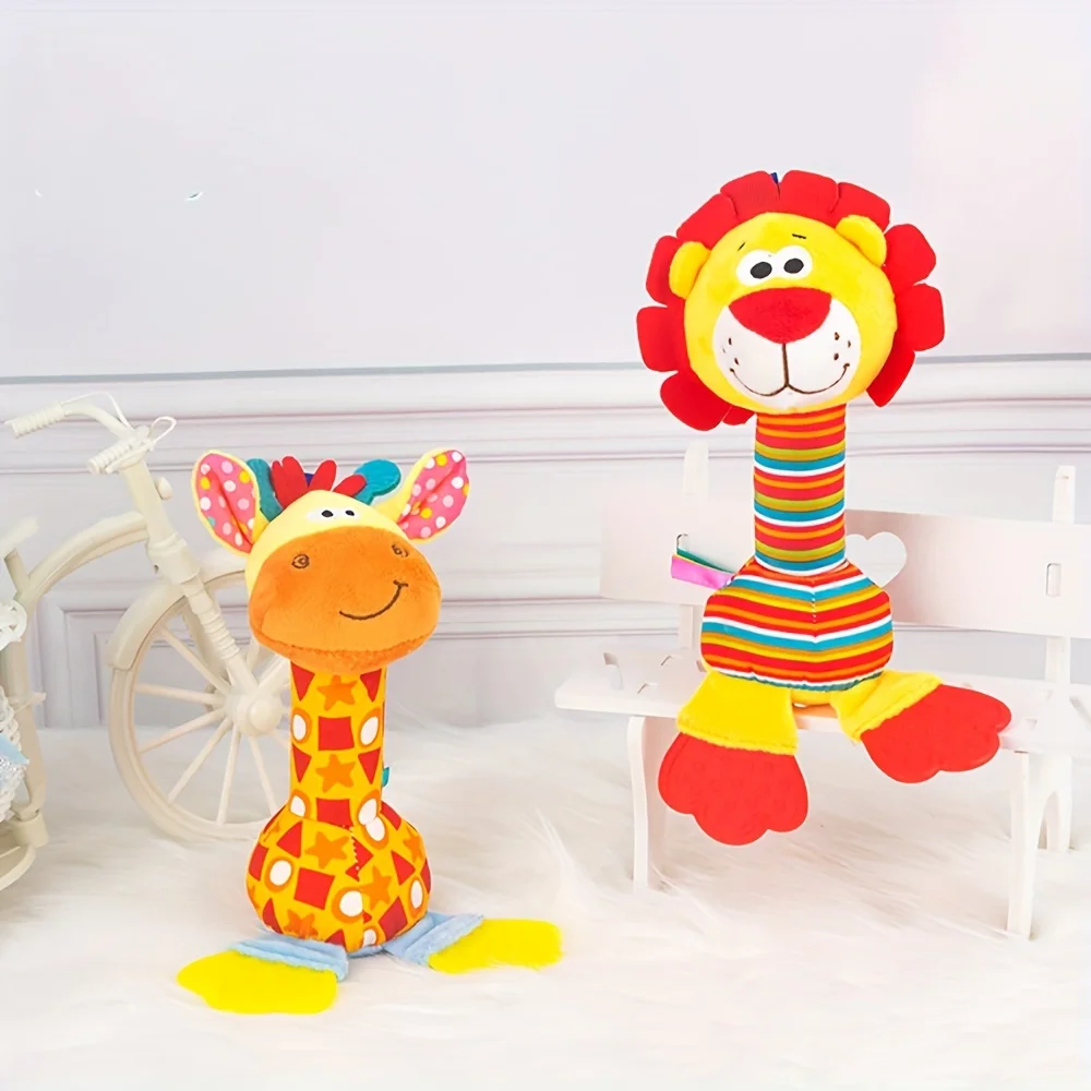 Baby Soft Rattles Shaker, พัฒนาการทารก Hand Grip ของเล่นเด็ก, Baby Sensory Learning ของเล่นยางกัด, คริสต์มาสของขวัญ