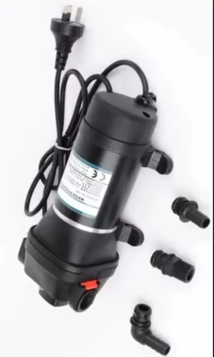 SOVOFLO SDP-35S Electric Diaphragm Pump AC 220V Santoprene Membrane Water Pump 3.3GPM 2.4bar Marine RV Household Water Supply