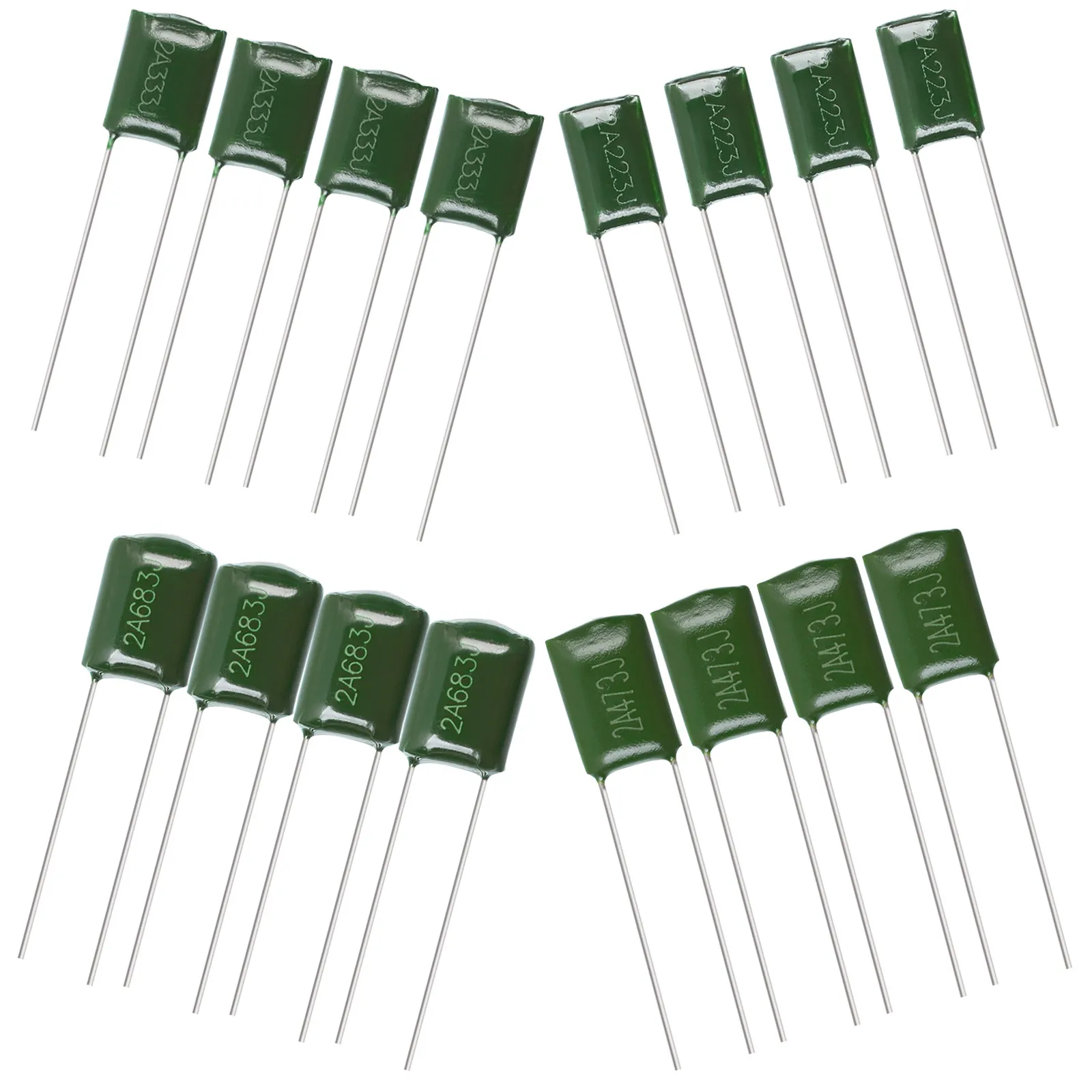 16Pcs Electric Bass Guitar Capacitors Copper Material Stable Performance Replacement Guitar Parts Copper Capacitor