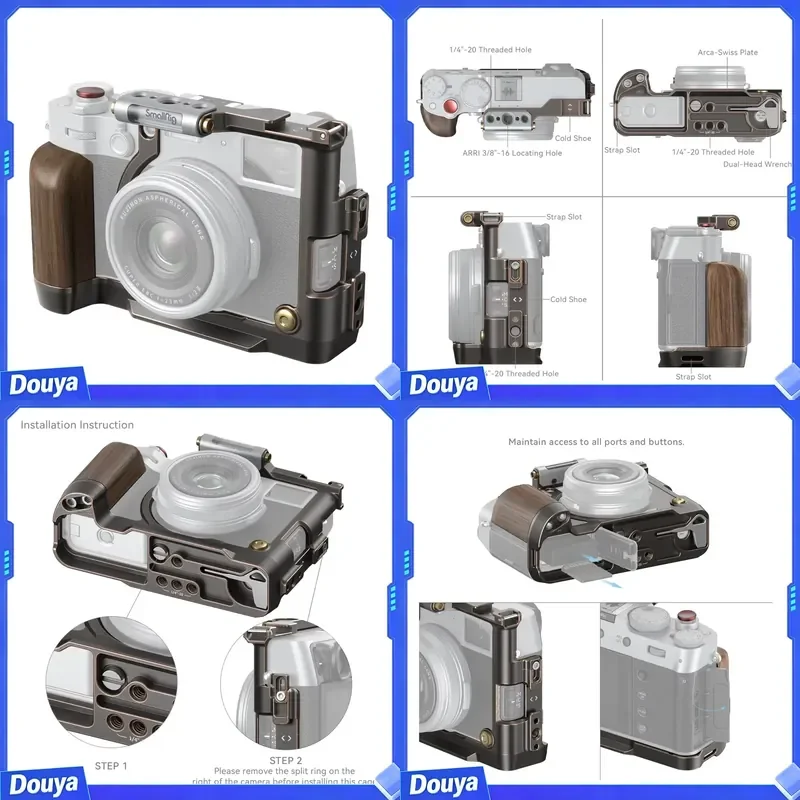 Small Rig 4557 Retro Series Camera Cage Accessory for FUJIFILM X100VI