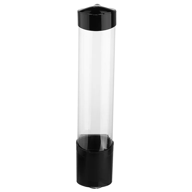 ABGR-1 PCS Disposable Cup Holder Wall Mounted Cup Dispenser Black Paper Or Plastic Cup Organizer