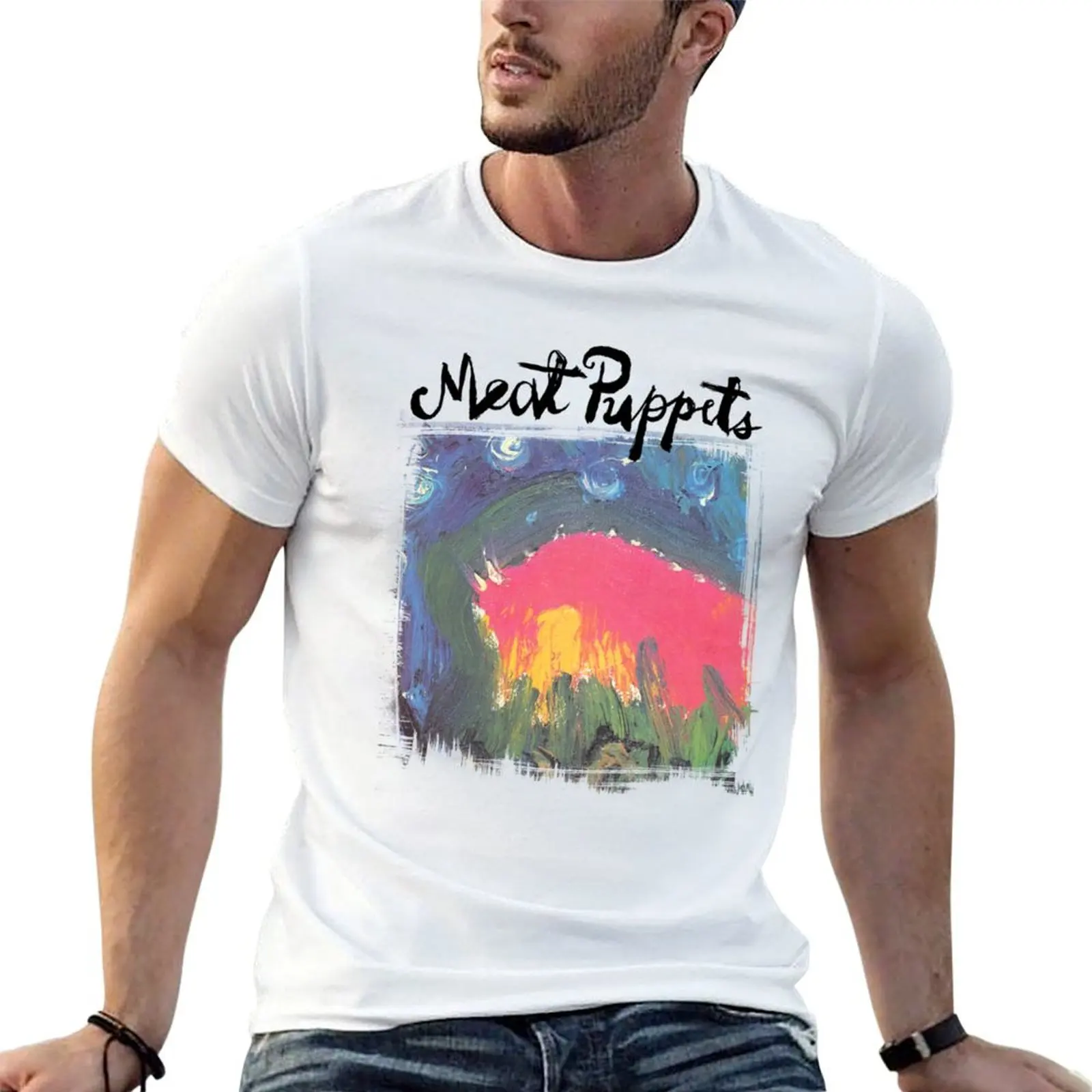 

Meat Puppets T-Shirt t shirts for man slim fit cotton t shirt pack T-Shirt