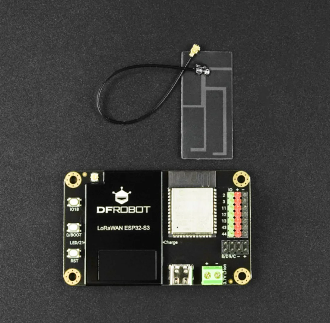 LoRaWAN ESP32-S3 Development Board with Display, Battery & HomeAssistant Support, 850-930MHz LoRa SX1262 for Smart Home & IoT