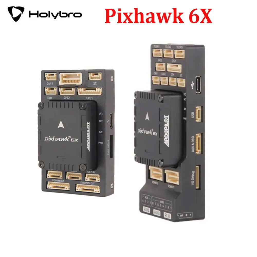 HolyBro Pixhawk 6X (ICM-45686) Flight Controller Standard Set / Mini Set with M9N / M10 GPS Module for RC Multirotor Airplane