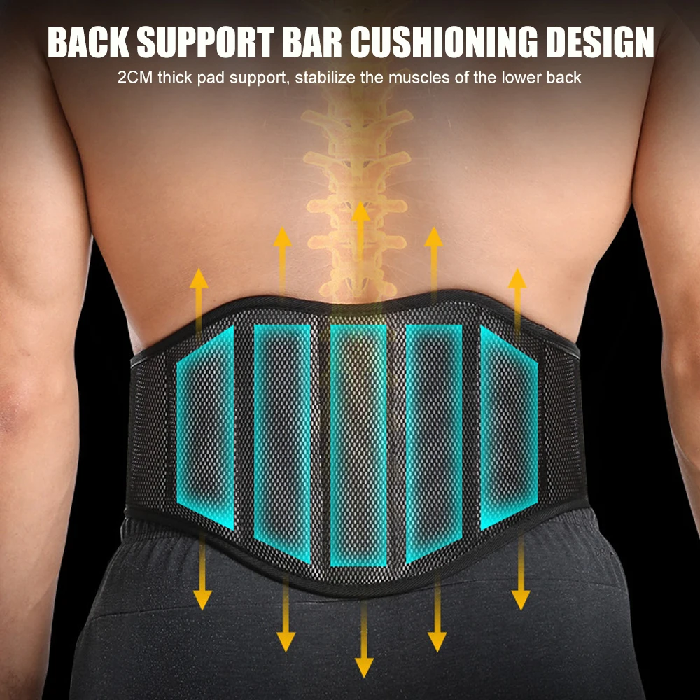 Back Brace for Lower Back Pain Relief - Men Women Back Support Belt for Heavy Lifting Sciatica Scoliosis Herniated Disc