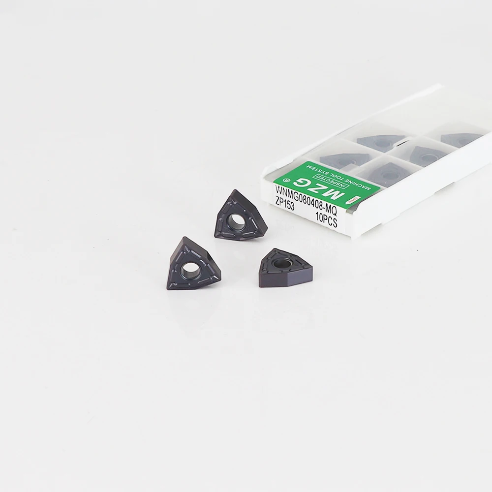 MZG 10pcs WNMG 080404 080408 080412 MQ MA MS CF SM Carbide Inserts turning tool CNC Cutter lathe For stainless steel