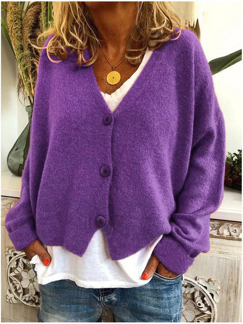 Womens Clothing Winter Clothes Woman Cardigans Pulls Femmes Knitwear Clothing Trend 2025 V-neck Winter Clothes Cardigan Femmes