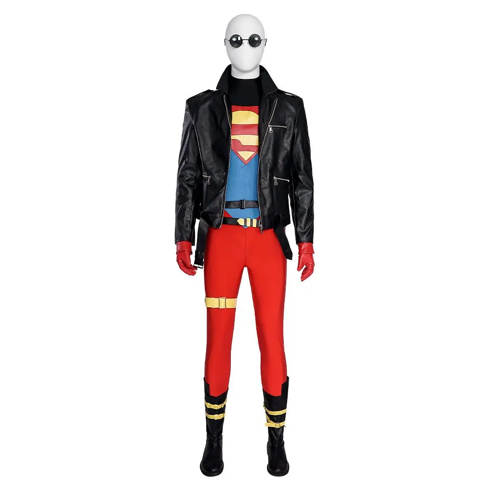 

Superhero Conner Kent Superboy Kon-El Halloween Cosplay Costume Halloween Christmas Custom Made Any Size