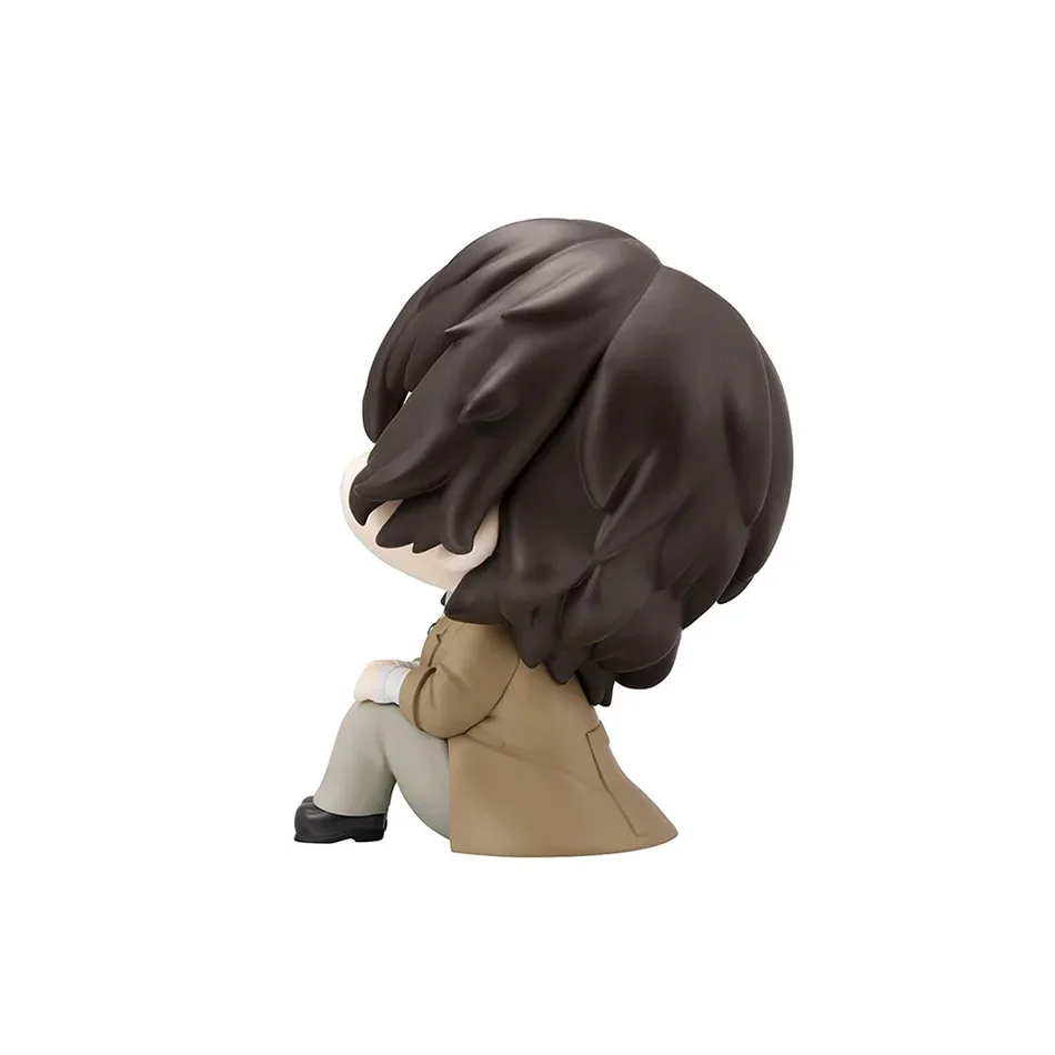 Neue 10cm Bungou Stray Dogs Anime-Figur Look Up Nakajima Atsushi Actionfigur Q-Version Dazai Osamu Figurine PVC Sammelfigur Spielzeug – Detail 9