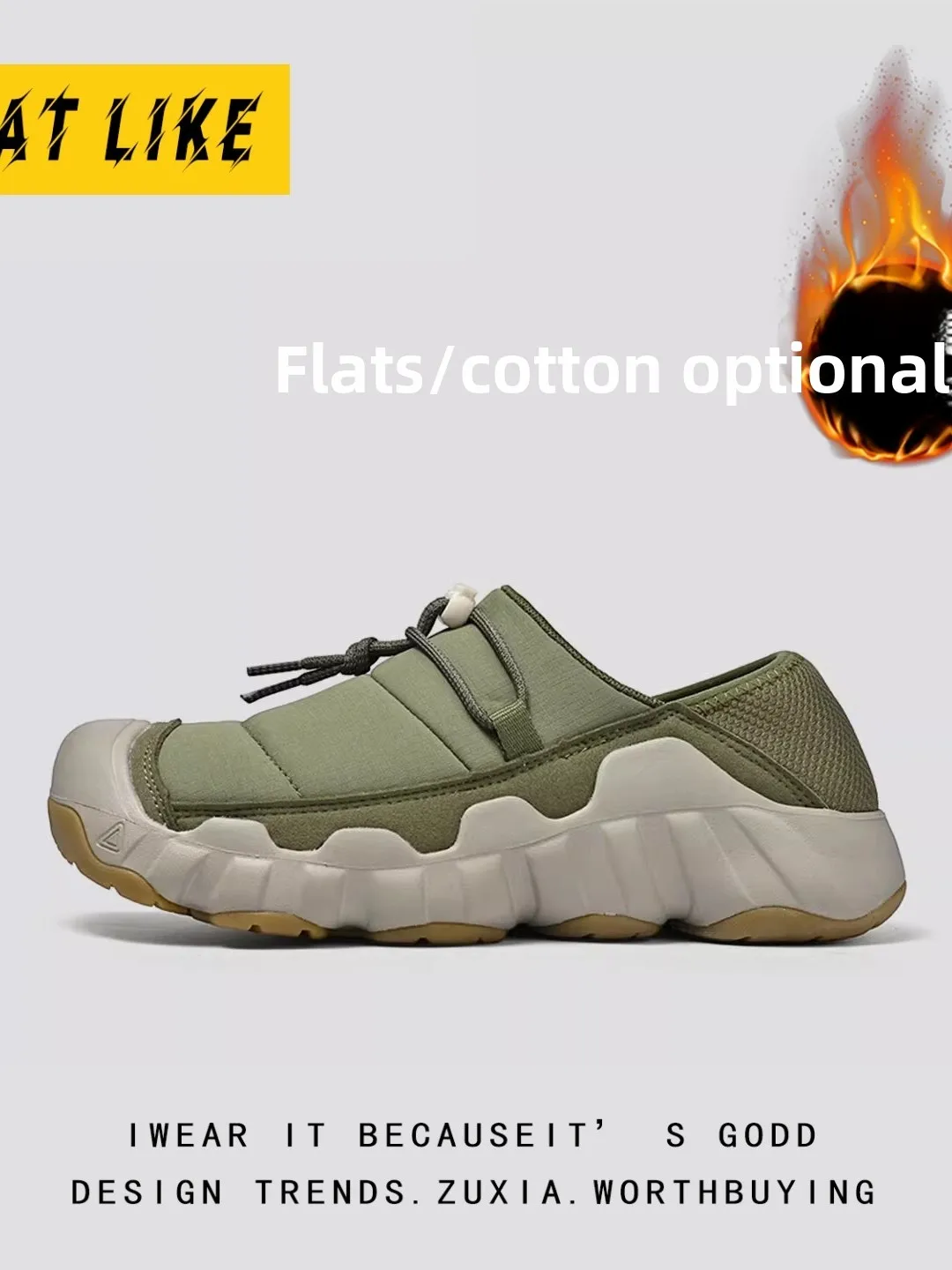 

Men's Slip-On Casual oes Winter Thi Bot Warm Fce Lined Loers Outdoor Low Cut Anti-Slip Rubber Outsole Leisure Foo...