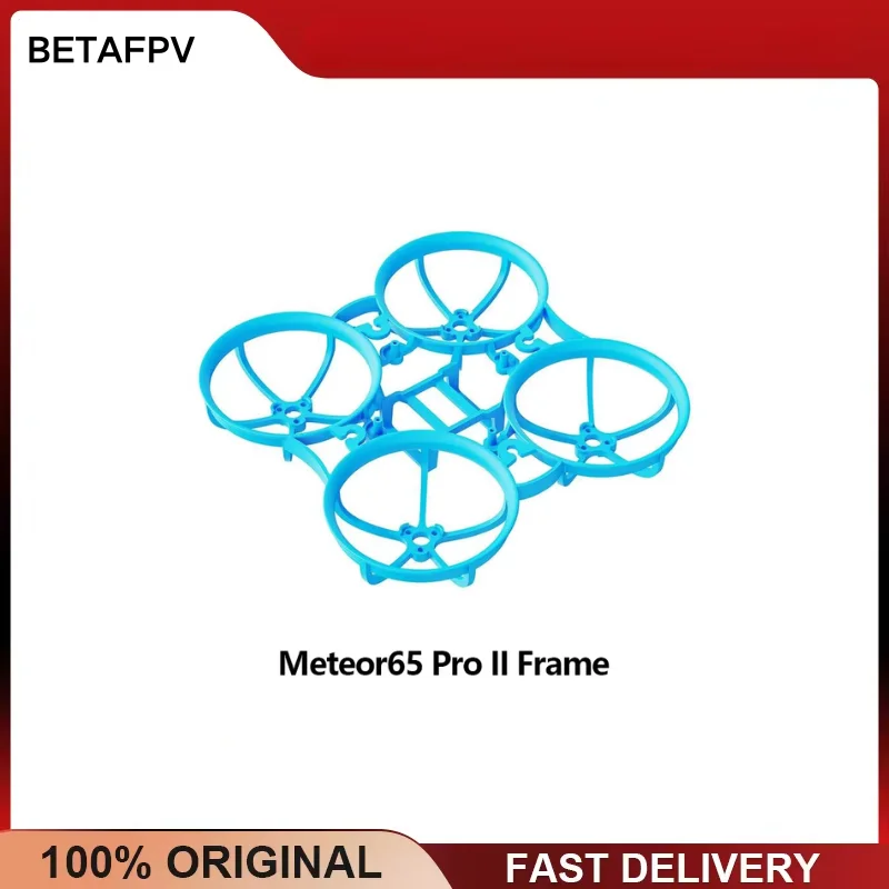Kit de châssis BETAFPV Meteor65 Pro II 70mm Brushless Whoop pour drone de course FPV micro RC DIY, pièces détachées