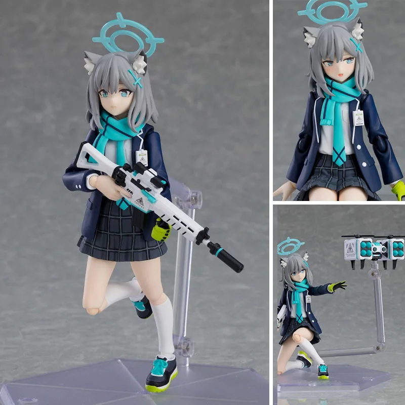 Sun Wolf Shirako Anime Figure Movable Sun Wolf Shirako Figma Desktop Ornament Azur Lane Anime Peripheral Ornaments Gifts