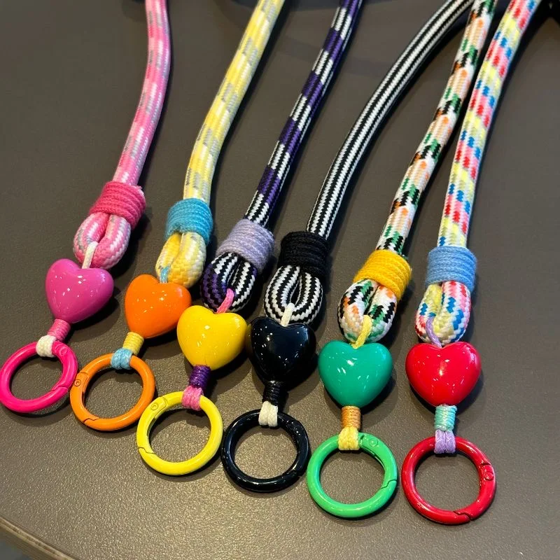 

Свежий и чистый декоративный регулируемый ремешок для телефона своими руками, модный длинный ремешок через плечо, высококачественный универсальный ремешок