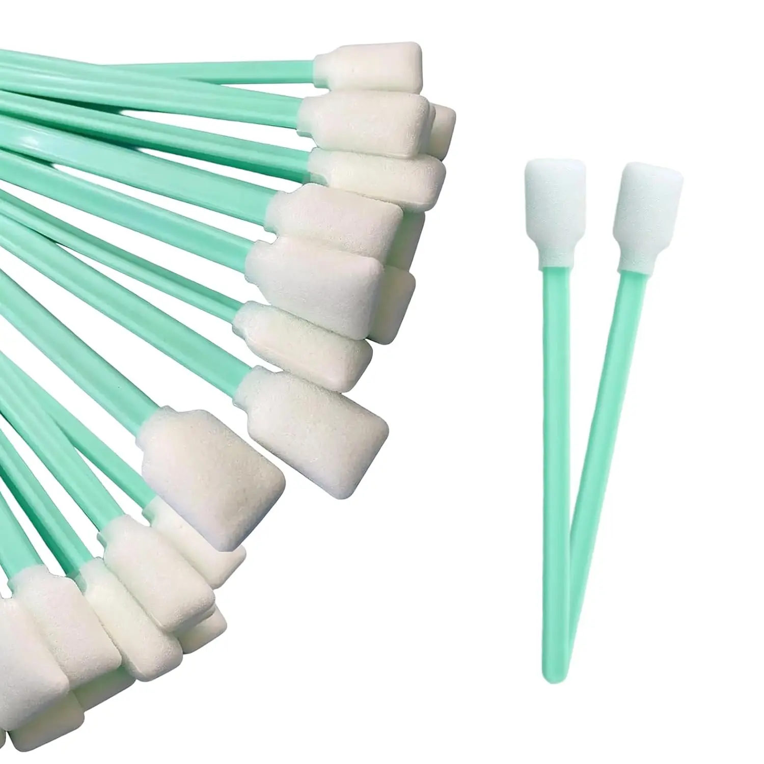 Square Foam Cleaning Swabs,Dust-Free Cleaning Sponge Tip,Suitable for Cameras, Inkjet Printers, Paintings,Optical Lens Equipment
