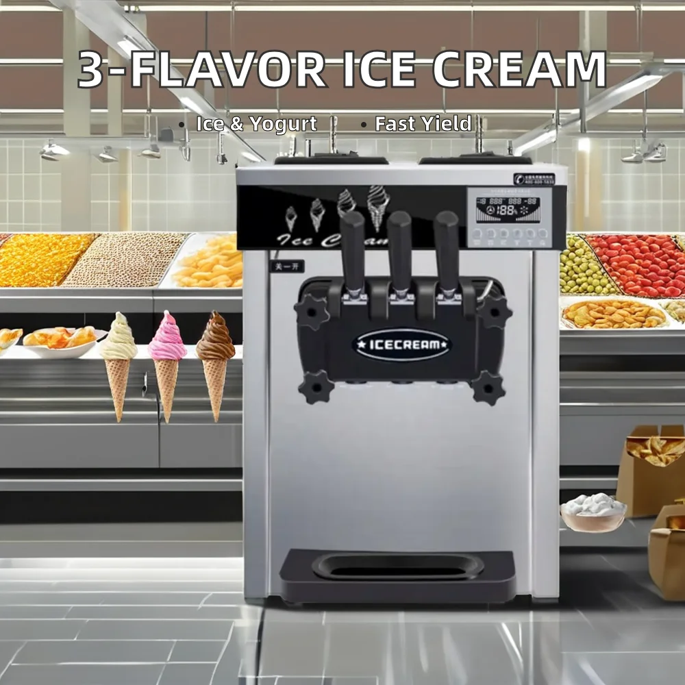 IJsmachine 20-28L/u 3 smaken C - Soft Serve Ice Cream Machine recensie en prijs