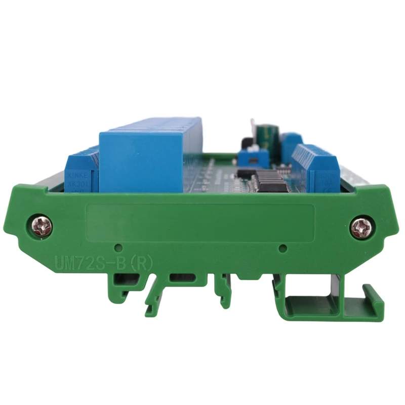 Placa de relé RS485 de 8 canales, interruptor de Control remoto Modbus RTU UART, caja de carril DIN35 para Control de automatización PLC