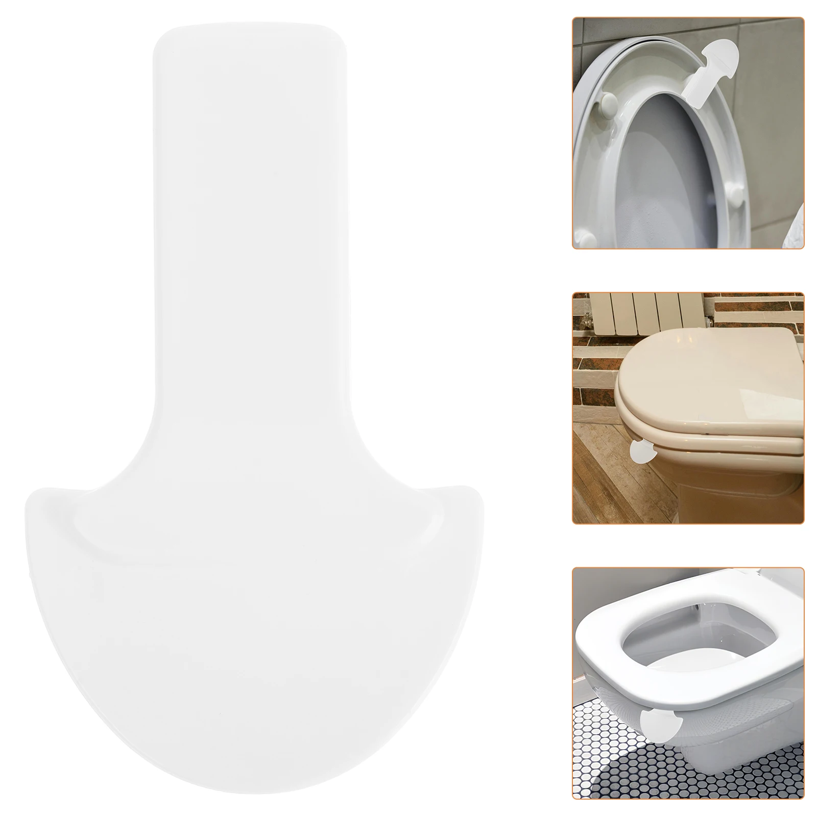 

4Pcs Toilet Seat Cover Lifter Bathroom Accessories Child Elderly AntiDirt Lid Opener Sanitary Solution Durable Use