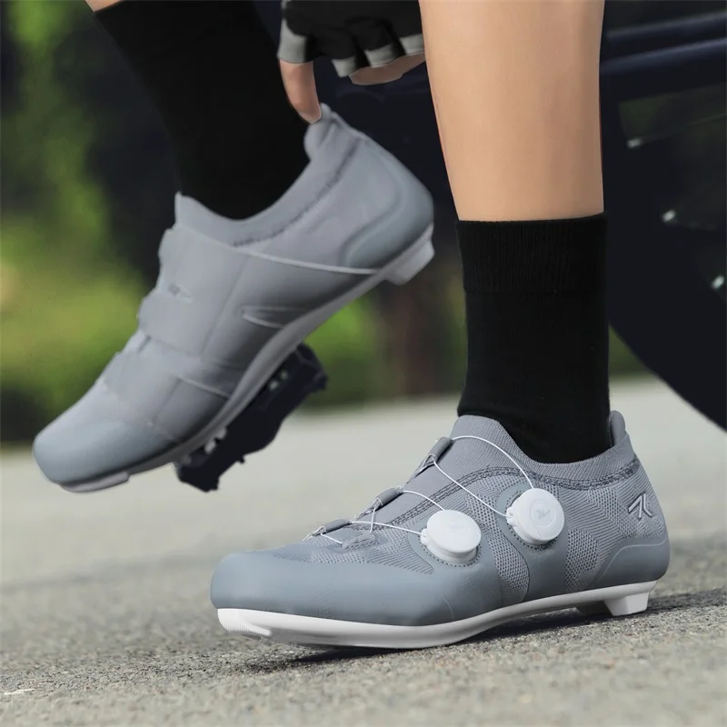 Speed Cycling Sneakers Road Bike Shoes Men Women Sports Route Cycling Shoes Self-locking Racing Bicycle Cleats Shoes for Shimano view 6