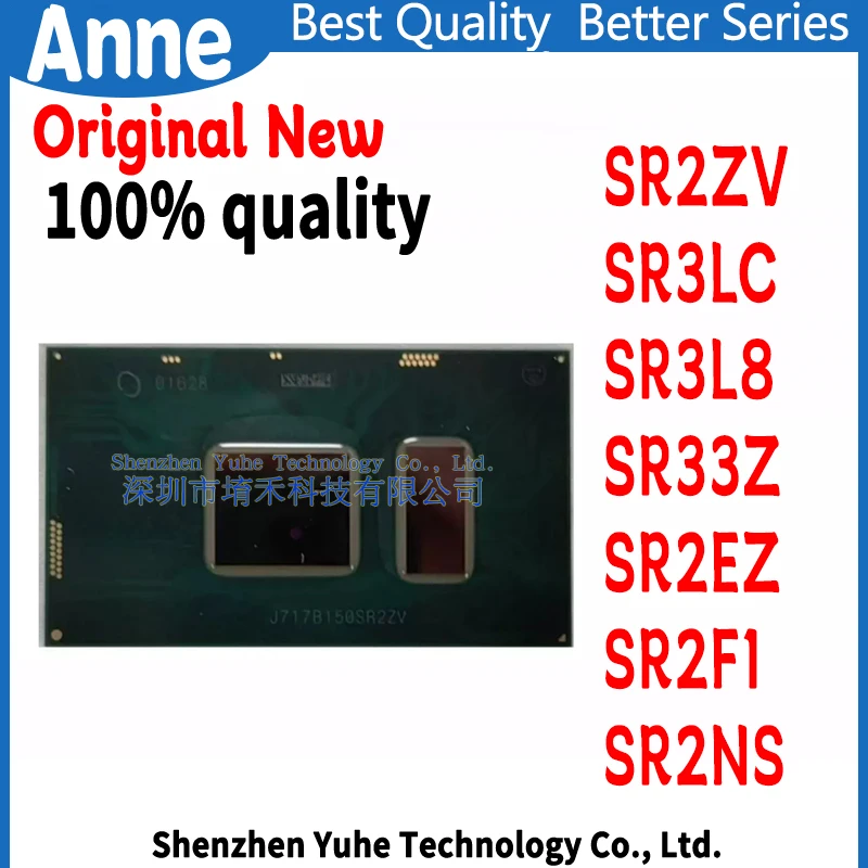 100% New SR3LC i7-8550U SR3L8 i7-8650U SR2ZV i7-7500U  SR33Z i7-7600U SR2EZ i7-6500U SR2F1 i7-6600U SR2NS i7-6498DU BGA