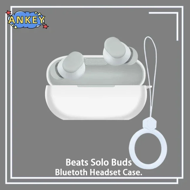 Silicone Case for Beats Solo Buds Protective Cute SoloBuds Cartoon Covers Bluetooth Earphone Shell Headphone Portable