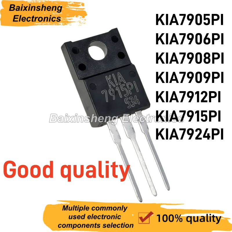KIA7912PI KIA7915PI KIA7924PI TO-220F 10PCS KIA7905PI KIA7906PI KIA7908PI KIA7909PI Three-terminal voltage regulator